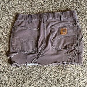 Custom made Carhartt mini skirt